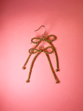 Metallic Bow Earrings