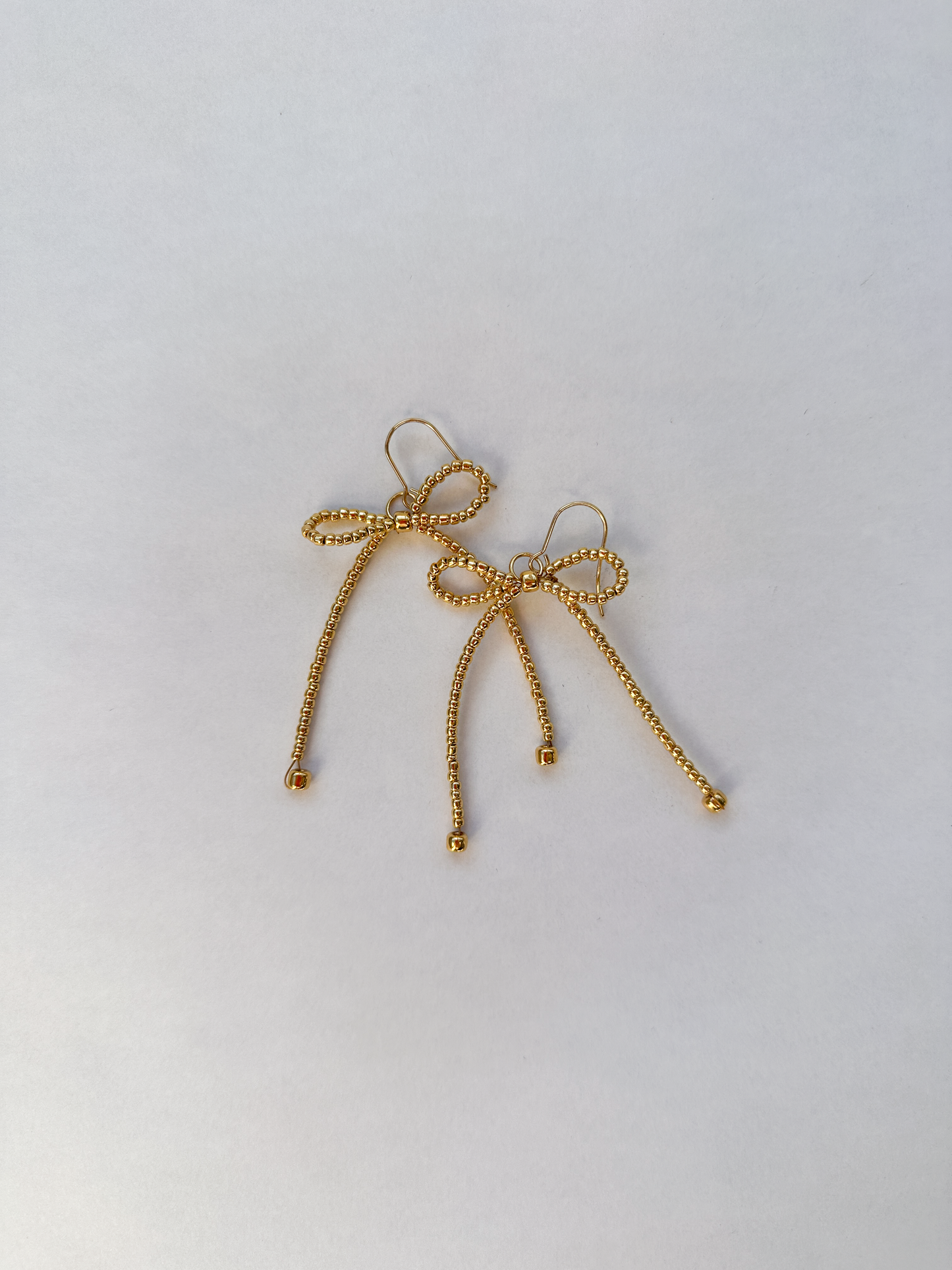 Gold Bow Earrings